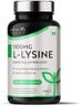 L-Lysine 1100mg High Strength - 240 Vegan & Gluten Free Tablets (8 Month Supply) - Cold Sore Treatment, Essential Amino Acid Supplement - Normal Growth and Muscle Turnover - Made in The UK - Nutravita