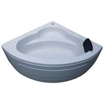 MADONNA The Babe 4 Feet Acrylic Corner Freestanding Bathtub - White