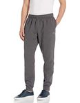 Champion Men's Powerblend Retro Fleece Jogger Pants, Granite Heather, L UK