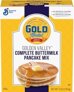 Gold Medal Golden Valley Complete Buttermilk Pancake Mix, 5 Lb Box (Pack of 6)