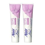 Nair Tube Hair Remover Moisturising Cream for Silky and Smooth Skin for all Hair Types, 110 gm, Pack of 2