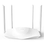 Tenda RX3 Wi-Fi 6 Router - AX1800 Mbps Gigabit Dual Band, OFDMA+MU-MIMO Tech, Quad Core, 3 Gigabit LAN Ports, Parental Control, Guest Wi-Fi, AP Mode, VPN/WPA3/IPV6