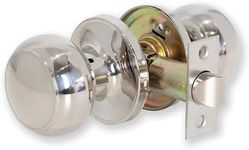 XFORT Bello Passage Knob Set Polished Chrome, Door Knob for Internal Wooden Doors, Complete Set with Tubular Latch