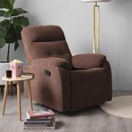 Sleepyhead RX5 - Single Seater Fabric Recliner (Turkish Brown)