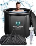 Ice Bath Tub, 100 Gal Cold Plunge Tub, Portable Ice Bath Tub for Athletes, Cold Tub, Ice Tub, Ice Plunge Tub, Icebath