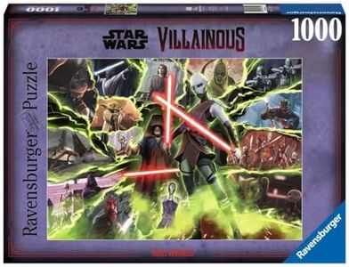 Ravensburger Star Wars Villainous: Asajj Ventress 1000 Piece Jigsaw Puzzle for Adults - 17341 - Every Piece is Unique, Softclick Technology Means Pieces Fit Together Perfectly