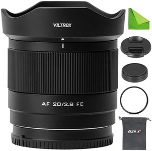 VILTROX 20mm F2.8 FE, STM Auto Focus Full Frame Lightweight Ultra Wide Angle Lens for Sony E-Mount ZV-E1 FX30 A7RV A7IV ZV-E10 A7C A7CR A7CII A6700 A6600 A6400 A7III