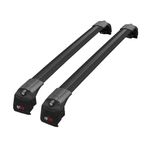 Apline Compatible with BMW X1 (U11) 2023-2024 ACE-2 Car Roof Rack Cross Bar Black Aluminium 2 Bars