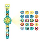 Lexibook, Despicable Me Minions, Adjustable Projection Watch Digital Screen, 20 Images, for Children, Yellow/Blue, DMW050DES