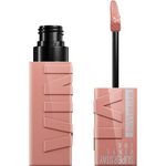 Maybelline Super Stay Vinyl Ink Longwear No-Budge Liquid Lipcolor, Highly Pigmented Color and Instant Shine, Captivated, Dusty Rose, 4.2ml, 1 Count