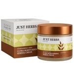 Just Herbs Ayurvedic Herbal Nourishing Face Moisturizing Massage Cream with Ashwagandha & Neem for Men & Women | Face Cream for Winters Dull & Dry Skin- 100 gm