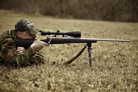 Vanguard Equalizer 1QS - Bípode para Rifle Arma Rifle Disparo Adaptador Picatinny