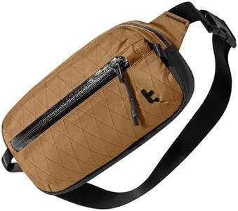 tomtoc 1.5L X-Pac Sling Bag with RFID Blocking, Crossbody Bag Minimalist Chest Shoulder Pack for Men/Women, Water-resistant Lightweight Casual Funny Pack for Travel, Daily Commute