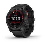 Garmin fēnix 7 Solar Multisport GPS Watch, Black with Silicone Band