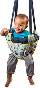 Evenflo Exersaucer Johnny Jumper Featuring Easy-to-Use Clamp Attachment for Quick and Tool-Free Set Up and Adjustable Straps to Customize the Height for Your Child, Owl