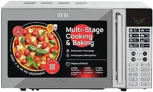 IFB 20 L Convection Microwave Oven (20SC2, Metallic Silver, With Starter Kit), STANDARD