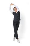Knya Ecoflex Scrub Suit for Women | 4 Way Stretch Fabric | Anti-wrinkle & Fade proof | V Neck Top & Bottom Set | 5 Pocket | Hospital Clinic & OT Wear | Scrubs for Female Doctors Nurses & Dentists