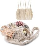 5 Pack Cotton String Shopping Bags 