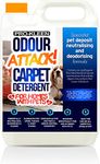 Pro-Kleen Odour Attack! Pet Carpet Cleaner Enzyme Shampoo 5L Citrus - Urine Cleaner with Active Enzymes to Eliminate Urine, Faeces & Vomit Stains From Dogs, Cats, Humans, All Carpet Types