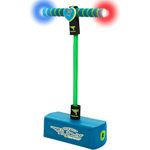 Flybar My First Foam Pogo Jumper With Flashing LED Lights & Pogo Counter Safe Pogo Hopper For Kids Ages 3 & Up (Blue LED)