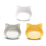 Cat Feeding Bowls Anti-slip Multi-purpose Cat Food Bowl Pet Water Bowl 3 Pack