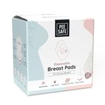 PEESAFE Super Absorbent with Elastic Sides Micro-Cushion for Extra Comfort Disposable Breast Pads - Pack of 24 S…