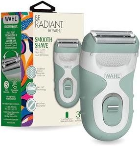 Be Radiant by Wahl, Smooth Shave, an Electric Shaver for Women– Dual Foil Shaver Head with Long Hair Trimmer Bar, Cordless Battery Operated for Smooth Legs & Underarms - Model 3028462