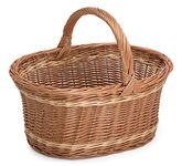 Prestige Wicker Large Willow Basket with Handle, Natural, 55x40x40 cm