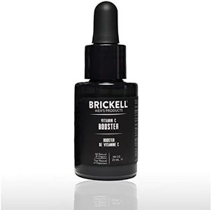 Brickell Men's Suero potenciador de vitamina C para hombres, potenciador de vitamina C natural y orgánica para aumentar la producción de colágeno