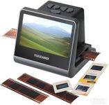 MAFUEAY 22MP Film and Slide Scanner with 5” LCD Screen, Convert Negatives & Slides 35mm, 126, 110 Film to High Resolution JPEG Digital Photos (Large)