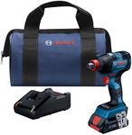 BOSCH GDX18V-1800CB15 Freak 18V EC Brushless Connected-Ready 1/4 in. and 1/2 in. Two-in-One Bit/Socket Impact Driver Kit with (1) CORE18V 4.0 Ah Compact Battery