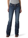 Wrangler Women's Retro Mae Mid Rise Stretch Boot Cut Jean