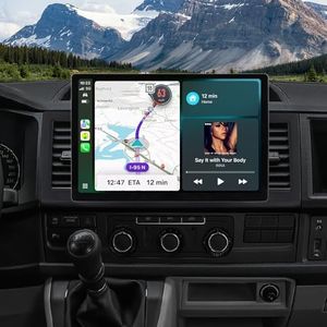 ACAVICA 13.1” QLED Sat Nav Android 15 Car Radio for VW Transporter T6 2016-2021, Wireless Carplay Android Auto, Octa Core 4+64GB Head Unit 4G LTE DSP, GPS, BT5.0, 2K Display with HD Camera