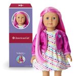 American Girl Truly Me 18-inch Doll #87 with Blue Eyes, Magenta Hair, and Lt-to-Med Skin with Warm Undertones, For Ages 6+