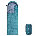 Sleeping Bags for Adults Backpacking Lightweight Waterproof- Cool Weather Sleeping Bag for Girls Boys Mens for Warm Camping Hiking Outdoor with Compression Bags (Balsam)