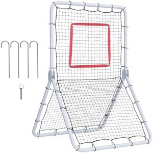 VEVOR Baseball and Softball Rebounder Net, 8.89 x 15. cm PitchBack Baseball Pitching Nest, Softball Pitchback Net, Fielding Trainer, Bounce Back Nets for Fielding/Throwing Practice, 5 Adjustable