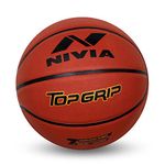 Nivia Top Grip 3.0/Soft Rubberized Moulded/Indoor Basketball/for Men/Size - 6 (Multicolor)