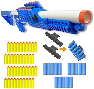 AGM MASTECH Toy Gun Model Foam Blaster Soft Bullet Shotgun, Design with Ejecting Empty Sleeve, Perfect for Indoor and Outdoor Use, 15 Sleeves, 40 Soft Foam Arrows, 2 Ammunition Holders