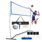 Freestanding Indoor/Outdoor Volleyball Net (12 Feet)