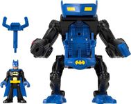 DC Super Friends Fisher-Price Imaginext Batman Battling Robot, poseable Figure Set for Preschool Pretend Play Ages 3 and up