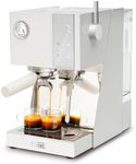 Gevi 20 Bar Espresso Machine with Professional 58mm Espresso Maker with Milk Frother,Smart Touch Display&PID Temperature Control for Cappuccino, Latte,Great Gift,White