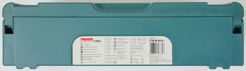 Makita 120-Piece Maintenance Set – Makpac Case Tool Kit