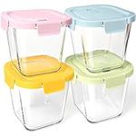 Susukkie Glass Soup Containers with Lids 4 Cup/1000ml/35oz