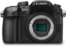 Panasonic LUMIX GH4 Body 4K Mirrorless Camera, 16 Megapixels, 3 Inch Touch LCD, DMC-GH4KBODY (USA Black)