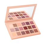 JAF Eyeshadow Palette Cosmetic Powder Makeup for Girls/Women (18 Colours) Multicolor Matte & Shimmery Finish