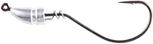 Owner American 5142-064 Ultrahead Sled Jighead, 3/8 oz, 4/0 Hook, Black