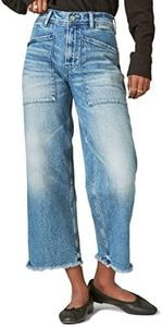 Lucky Brand Women's Lucky Legend High Rise Wide Leg Jean, Tough Luck, 29 Regular