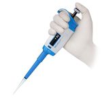 MICROLIT - Single-Channel Pipettes with Adjustable Volume, Accurate and Calibrated Micropipette for 2-20ul Liquid Capacity, Compatible with 20ul Pipette Tips