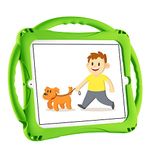 Adocham Kids Case for iPad 2/iPad 3/iPad 4(9.7 inch,2011/2012 Release),Shockproof Premium Silicone Handle Stand Cover for iPad 2nd/iPad 3rd/iPad 4th Generation-Green