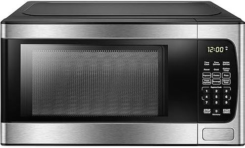 Danby, DBMW0920BBS, 9 Cu.Ft. Microwave, Auto Defrost Options, 6 Convenient Auto Cook Options, Child/Control Lock Out option, 10.6" Glass Turntable, Stainless